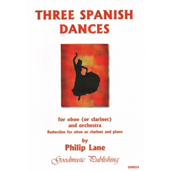 3 Spanish Dances - Oboe (or Clarinet) and Piano
