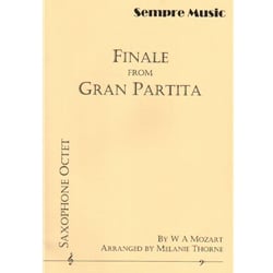 Finale from Gran Partita - Sax Octet SSAATTBB