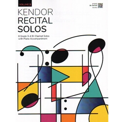 Kendor Recital Solos, Vol. 2 - Clarinet and Piano