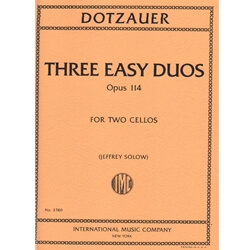 3 Easy Duos, Op. 114 - Cello Duet
