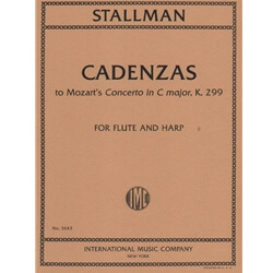 Cadenzas by Robert Stallman: Mozart Concerto in C Major, K. 299 - Flute and Harp