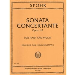 Sonata Concertante, Op. 113 - Harp and Violin