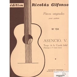 Tango de la Casada Infiel (Hommage a F. Garcia Lorca) - Classical Guitar