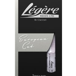 Legere Synthetic Bb Clarinet Reed - European Cut