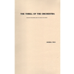 Thrill of the Orchestra - Narrator and Orchestra (Full Score)