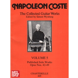 Collected Guitar Works, Volume 5, Opp. 42-49 - Classical Guitar