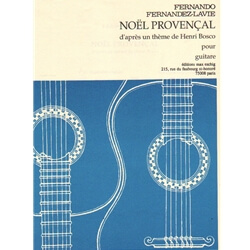 Noel Provencal after Bosco - Classical Guitar