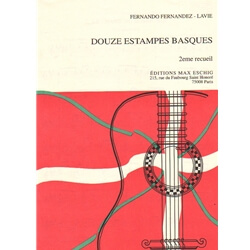 12 Estampes Basques, 2nd Set - Classical Guitar