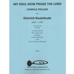 My Soul Now Praise the Lord - Brass Quartet