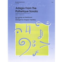 Adagio from the Pathetique Sonata - Alto Sax with Piano