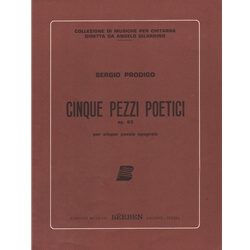 Cinque Pezzi Poetici, Op. 63- Classical Guitar
