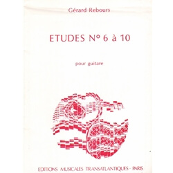 Etudes, Vol. 2: Nos. 6-10 - Classical Guitar