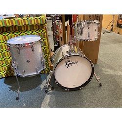 Brooklyn 3p. Bop Drum Set Silver Sparkle 18,12,14