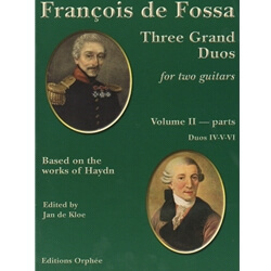 3 Grand Duos, Volume 2 - Classical Guitar Duet (Parts)