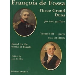 3 Grand Duos, Volume 3 - Classical Guitar Duet (Parts)