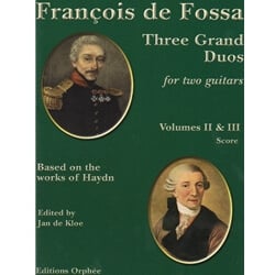 3 Grand Duos, Volumes 2 and 3 - Classical Guitar Duet (Score)
