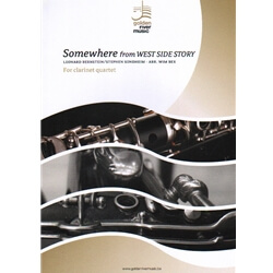 Somewhere (from West Side Story) - Clarinet Quartet