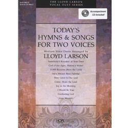 Today's Hymns and Songs for Two Voices (Bk/CD) - Vocal Duet