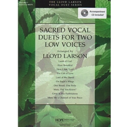 Sacred Vocal Duets for Two Low Voices - Book with CD