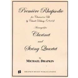 Premiere Rhapsodie - Clarinet and String Quartet