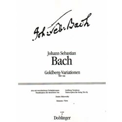 Goldberg Variations, BWV 988 - String Trio