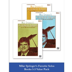 Mike Springer's Favorite Solos Books 1-3 Value Pack