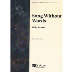 Song without Words - Clarinet and Piano