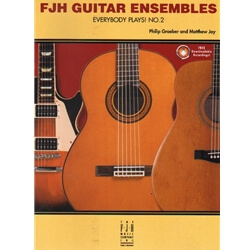 FJH Guitar Ensembles: Everybody Plays! No. 2 (Bk/Audio)