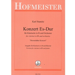 Concerto No. 7 in E-flat Major (Darmstadter) - Clarinet and Piano