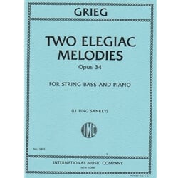 2 Elegiac Melodies, Op. 34 - String Bass and Piano