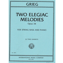 2 Elegiac Melodies, Op. 34 - String Bass and Piano