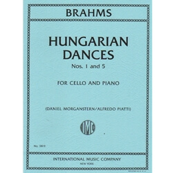 Hungarian Dances Nos. 1 and 5 - Cello and Piano