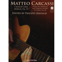 Classical Guitar Method, Op. 59 and 25 Melodious and Progressive Studies, Op. 60 (Bk/CD)
