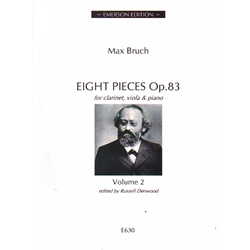 8 Pieces, Op. 83, Volume 2 - Clarinet, Viola, and Piano