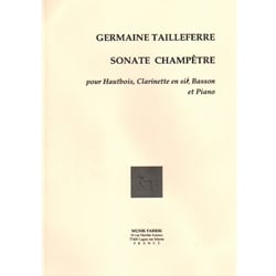 Sonate Champetre - Oboe, Clarinet, Bassoon, and Piano