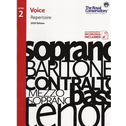 Royal Conservatory Voice Repertoire (2019 Edition) - Level 2