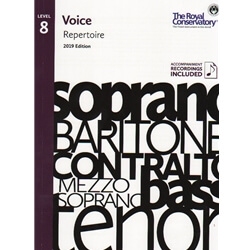 Royal Conservatory Voice Repertoire (2019 Edition) - Level 8