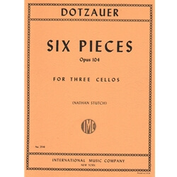 6 Pieces, Op. 104 - Cello Trio