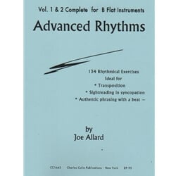 Advanced Rhythms, Volumes 1 and 2 Complete - B-flat Instruments