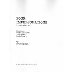 4 Impersonations - Soprano Clarinet Unaccompanied