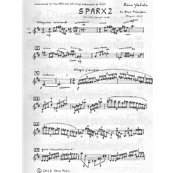 Sparx 2 - Clarinet Unaccompanied