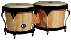 LPA601-AW Aspire Series Bongos - Natural Wood