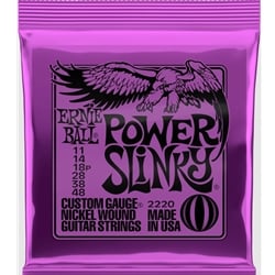 Ernie Ball 2220 Power Slinky Nickel Wound Electric Guitar Strings - 11-48 Gauge