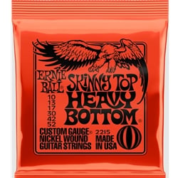 Ernie Ball 2215 Skinny Top Heavy Bottom Nickel Wound Electric Guitar Strings - 10-52 Gauge