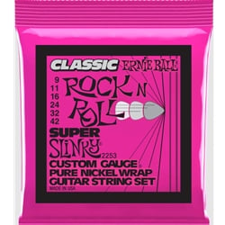 Ernie Ball 2253 Classic Rock N Roll Super Slinky Electric Guitar Strings - 9-42 Gauge