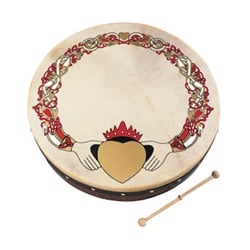 Waltons 18" Claddagh Celtic Bodhran