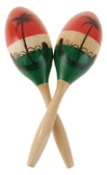 CP287 7 1/2 Medium Wood Maracas