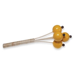 Toca T-BRS Rattan Yellow Ball Shaker On Stick