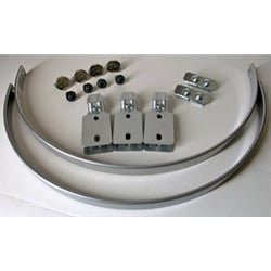Dynamount 16" Floor Tom Suspension Rim with Mounts - Platinum