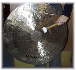 Wuhan WU015-28 Wind Gong with Mallet, 28"